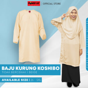 POWER CAT Baju Kurung Biasa Licin 6 Warna Pilihan | Size 26-5XL | 6 Colour School Uniform Baju Kurung Normal Koshibo - Image 15