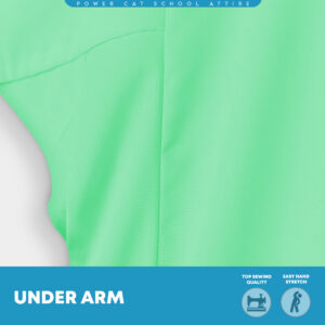 POWER CAT Baju Kurung Biasa Licin Hijau Muda | Size: 26-5XL | School Uniform Baju Kurung Normal Koshibo Green - Image 8