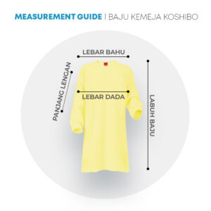 POWER CAT Baju Kurung Cekak Licin Kuning | Size: 26-5XL | School Uniform Baju Kurung Cekak Koshibo Yellow - Image 2
