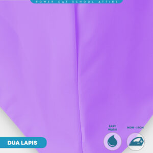 POWER CAT Tudung Sekolah Ungu 2Lapis Licin  | Size S-2XL | Purple Koshibo School Uniform Tudung - Image 7