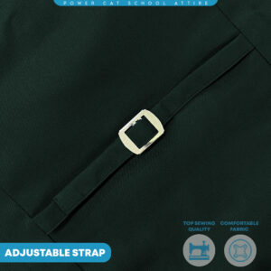 POWER CAT Vest Sekolah Hijau Tua | Size S-6XL | Dark Green School Uniform Vest - Image 8