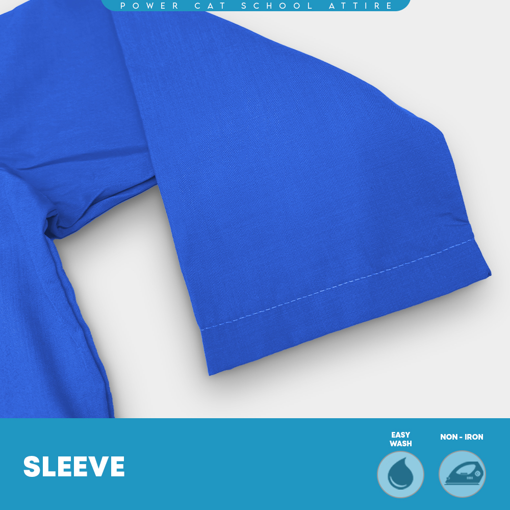POWER CAT Sepasang Baju Tadika KEMAS Budak Perempuan| Size : S-XL | Girls Child Tadika KEMAS School Uniform Set