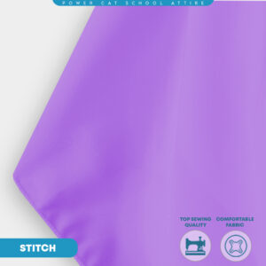 POWER CAT Tudung Sekolah Ungu 2Lapis Licin  | Size S-2XL | Purple Koshibo School Uniform Tudung - Image 8
