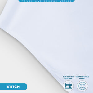 POWER CAT Tudung Sekolah Putih Nila Selapis Owning Lembut | Size XS-L | White Nila School Uniform Tudung - Image 8