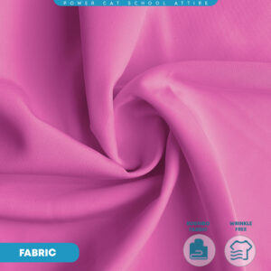 POWER CAT Tudung Sekolah Merah Jambu 2Lapis Licin  | Size S-2XL | Pink Koshibo School Uniform Tudung - Image 9