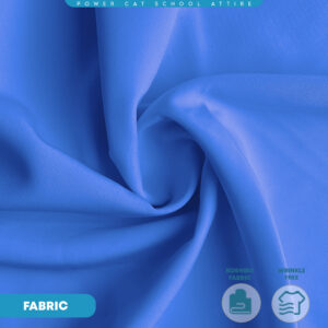 POWER CAT Tudung Sekolah Biru 2Lapis Licin  | Size S-2XL | Blue Koshibo School Uniform Tudung - Image 9